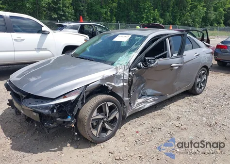 2023 Hyundai Elantra Hybrid Limited z USA, uszkodzony, nr VIN KMHLN4AJ2PU086259